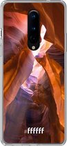 OnePlus 8 Hoesje Transparant TPU Case - Sunray Canyon #ffffff