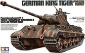 1:35 Tamiya 35169 German SdKfz.182 Königstiger Porsche Tank with Figure Plastic kit