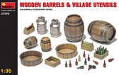 1:35 MiniArt 35550 Wooden barrels & Village utensils Plastic kit