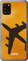 Samsung Galaxy A31 Hoesje Transparant TPU Case - Aeroplane #ffffff