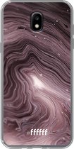 Samsung Galaxy J5 (2017) Hoesje Transparant TPU Case - Purple Marble #ffffff