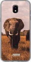 Samsung Galaxy J5 (2017) Hoesje Transparant TPU Case - Elephants #ffffff