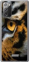 Samsung Galaxy Note 20 Hoesje Transparant TPU Case - Tiger #ffffff