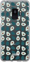 6F hoesje - geschikt voor Samsung Galaxy S9 -  Transparant TPU Case - Avocado's #ffffff