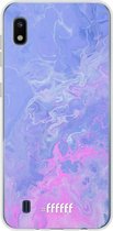 Samsung Galaxy A10 Hoesje Transparant TPU Case - Purple and Pink Water #ffffff