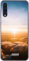 Samsung Galaxy A50 Hoesje Transparant TPU Case - Cloud Sunset #ffffff