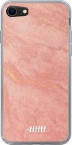 6F hoesje - geschikt voor iPhone SE (2020) - Transparant TPU Case - Sandy Pink #ffffff