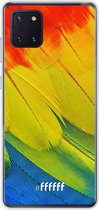 Samsung Galaxy Note 10 Lite Hoesje Transparant TPU Case - Macaw Hues #ffffff