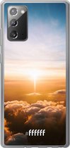Samsung Galaxy Note 20 Hoesje Transparant TPU Case - Cloud Sunset #ffffff