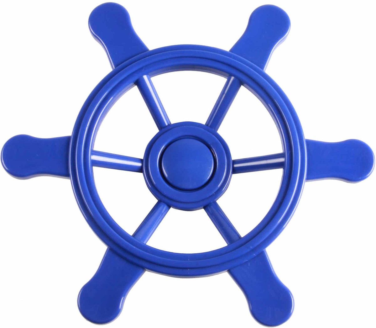Swing King piraten stuurwiel 21.5 cm klein (blauw)