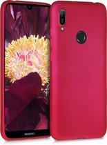 kwmobile telefoonhoesje voor Huawei Y6 (2019) - Hoesje voor smartphone - Back cover in metallic roze