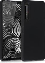 kwmobile telefoonhoesje geschikt voor Sony Xperia 1 II - Hoesje voor smartphone - Back cover in mat zwart