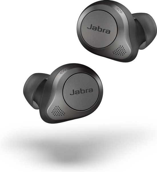 Jabra elite 85t - volledig draadloze in-ear oordopjes met noise cancelling - titanium zwart