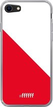6F hoesje - geschikt voor iPhone 8 - Transparant TPU Case - FC Utrecht #ffffff
