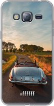 Samsung Galaxy J3 (2016) Hoesje Transparant TPU Case - Oldtimer Mercedes #ffffff