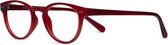 LookOptic Leesbril Abbey +1.50 Crimson Rood - Rond montuur