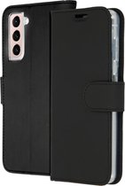 Samsung Galaxy S21 Hoesje Met Pasjeshouder - Accezz Wallet Softcase Bookcase - Zwart