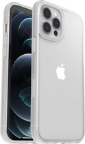OtterBox React case + Trusted Glass screenprotector voor iPhone 12 Pro Max - Transparant