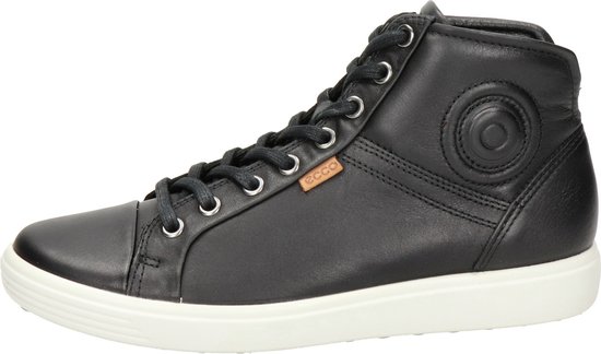 ECCO Soft 7 W Dames Sneakers - Zwart - Maat 40 | bol.com