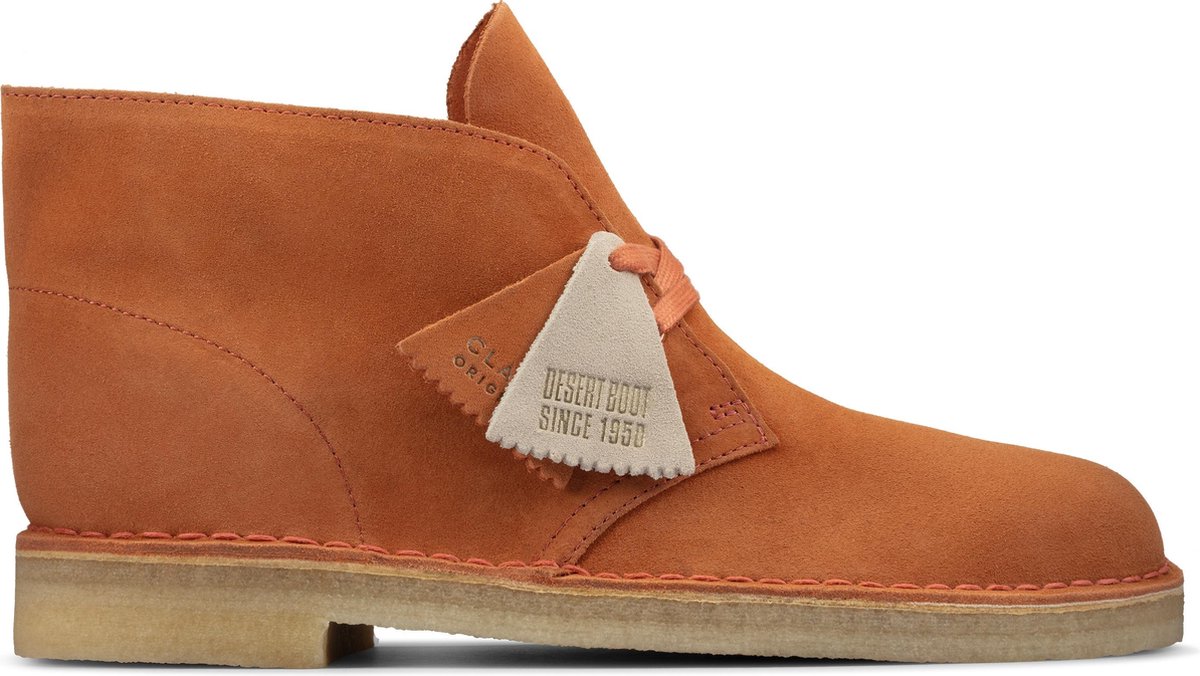Clarks - Heren schoenen - Desert Boot - G - rood - maat 7,5 | bol.com