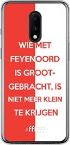 6F hoesje - geschikt voor OnePlus 7 -  Transparant TPU Case - Feyenoord - Grootgebracht #ffffff