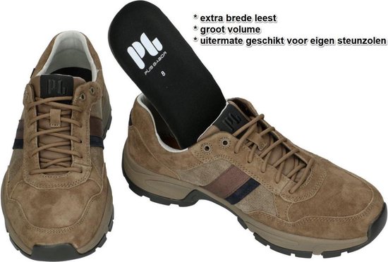 Pius Gabor -Heren - bruin - sneakers - maat 42 | bol.com