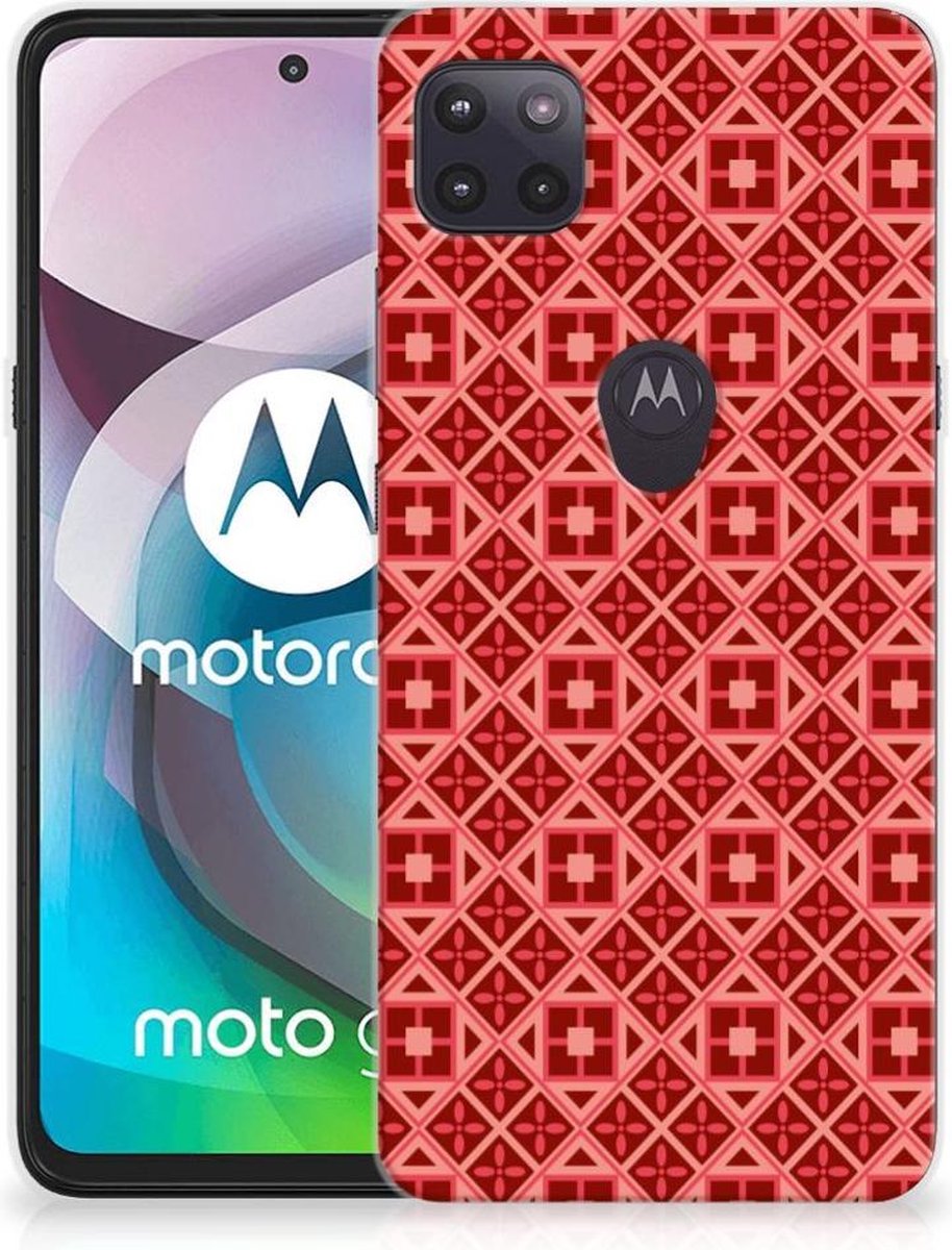 Motorola Moto G 5G TPU bumper Batik Rood
