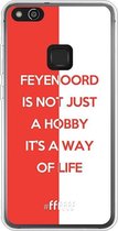 6F hoesje - geschikt voor Huawei P10 Lite -  Transparant TPU Case - Feyenoord - Way of life #ffffff