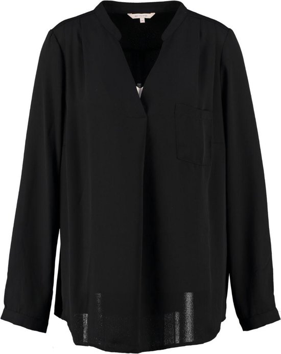 Only carmakoma zwarte oversized blouse - valt ruim - Maat 48 | bol.com