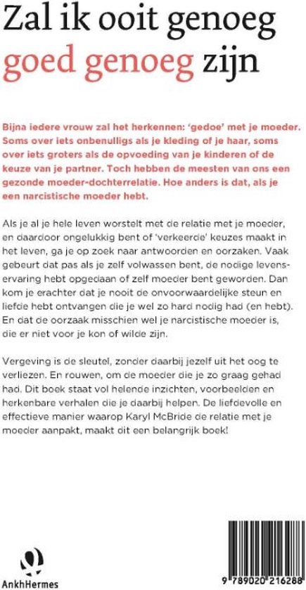 Zal ik ooit genoeg goed genoeg zijn