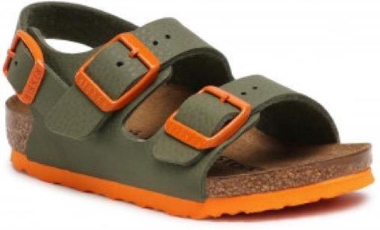 Birkenstock Milano Kids Sandalen Desert Soil Moss Green Narrow-fit | Groen  | | bol.com