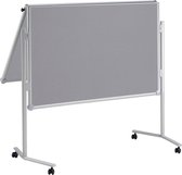 Presentatiebord MAUL pro, klapb., txt.grijs, 150 x120 cm