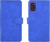 Samsung Galaxy A31 Hoesje - Mobigear - Retro Serie - Kunstlederen Bookcase - Blauw - Hoesje Geschikt Voor Samsung Galaxy A31