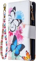 Samsung Galaxy S20 FE Hoesje - Mobigear - Design Serie - Kunstlederen Bookcase - Butterfly - Hoesje Geschikt Voor Samsung Galaxy S20 FE