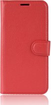 Mobigear Classic Bookcase Hoesje - Geschikt voor Samsung Galaxy S20 FE - Gsm case - Rood