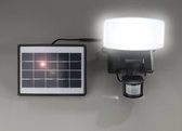 Wetelux Solar LED schijnwerper met 1000 lumen met zonnemodule en bewegingssensor, IP44