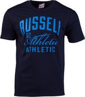 Russell Athletic  - Athletic Short Sleeve Crewneck Tee - T-shirts Heren - S - Blauw