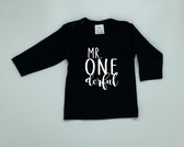 Shirt Mr one derful - Zwart, 80