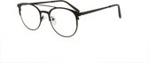 Icon Eyewear HCB022 Sam Leesbril +2.00 - mat zwart metaal