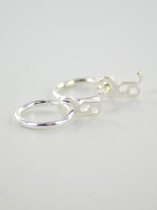 Oorring hanger sterrenbeeld leeuw - zilver