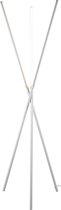 LED Vloerlamp - Torna Luser - 15W - Warm Wit 3000K - Dimbaar - Rechthoek - Mat Wit - Aluminium