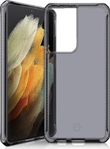 Samsung Galaxy S21 Ultra Hoesje - ITSkins - Level 2 SpectrumClear Serie - TPU Backcover - Smoke - Hoesje Geschikt Voor Samsung Galaxy S21 Ultra