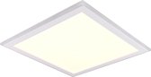 LED Plafondlamp - Plafondverlichting - Trinon Colombo - 28W - Aanpasbare Kleur - RGBW - Vierkant - Mat Wit - Kunststof