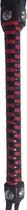 Leren zweep rood/zwart - Zwart - BDSM - SM toys - BDSM - Zweepjes en Knevels