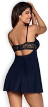 Drimera Babydoll - Donkerblauw - S/M - Blauw - Sexy Lingerie & Kleding - Lingerie Dames -  Dames Lingerie - Nachtkleding