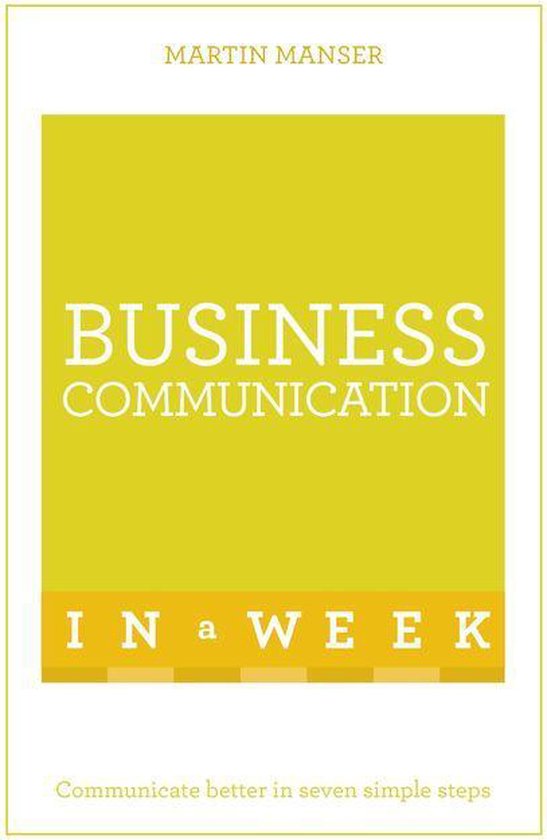 Business Communication In A Week - cover