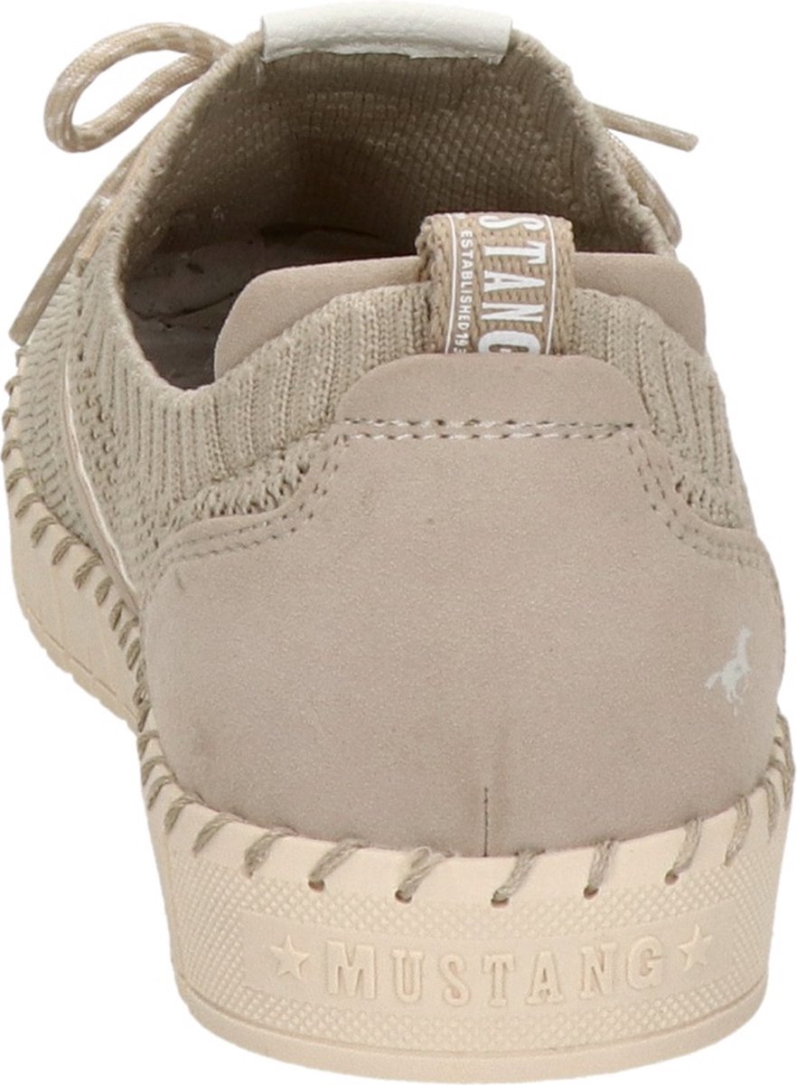 Mustang dames sneaker - Beige - Maat 38 | bol.com