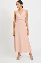 Vila VIMICADA BACK TIE ANK DRESS- Misty Rose Pink