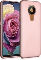kwmobile telefoonhoesje voor Nokia 5.3 - Hoesje voor smartphone - Back cover in metallic roségoud