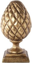 Decoratief Beeld - Denappel Op Voet Resine - Resin - Cosy&trendy - Goud